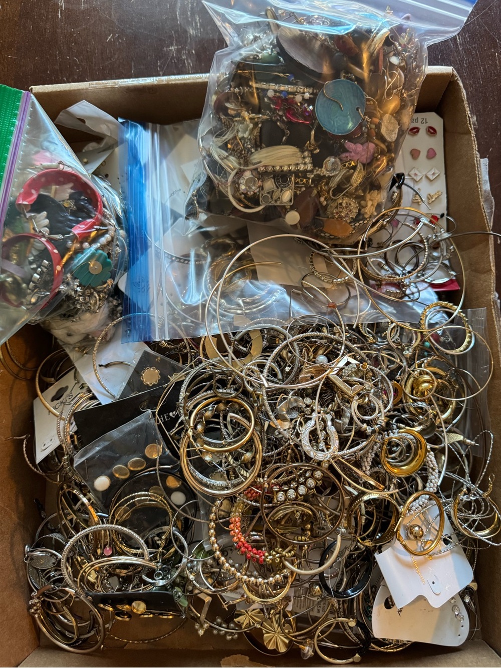 Large Earrings Crafting Lot Craft Crafters Repair Broken Harvest Wearables Hoops